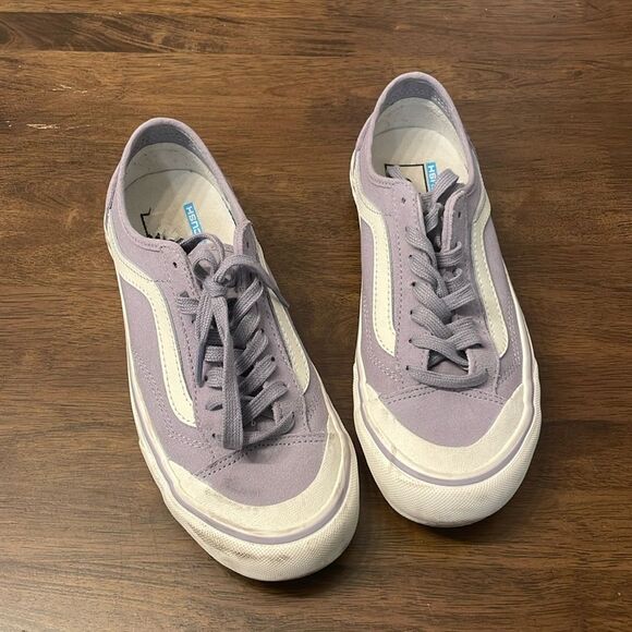 Vans Style Old Skool Ultra Cush Decon Sneaker in Lavender Fog Marshmallow Size 7 - Picture 2 of 9